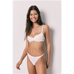 Sujetador clásico relleno algodón blanco BEAUTIFUL