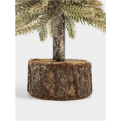 Ель искусственная, 20 см, полиэтилен, шампань, New year