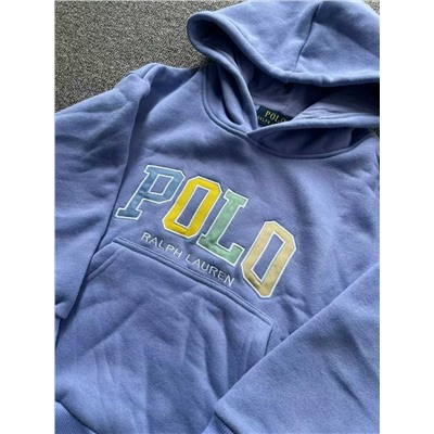 Тёплая детская толстовка с начёсом  ПОЛ*О РАЛЬФ  Состав: хлопок