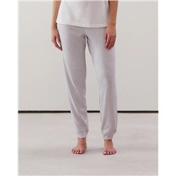 Pantalón de punto en gris