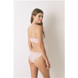 Top sin costuras algodón rosa