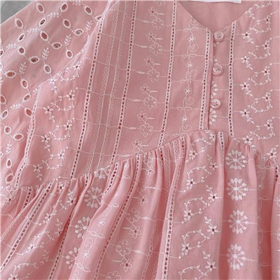 Платье из шитья с вышивкой ришелье ЗАР*А