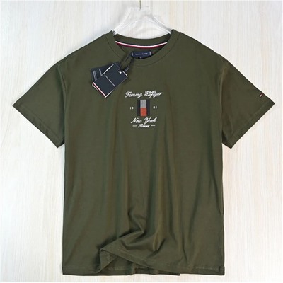 Мужская хлопковая рубашка-поло  ТОММИ ХИЛФИГЕ*Р