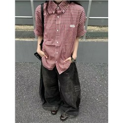 Стильная женская рубашка модель овер  МИУ МИ*У