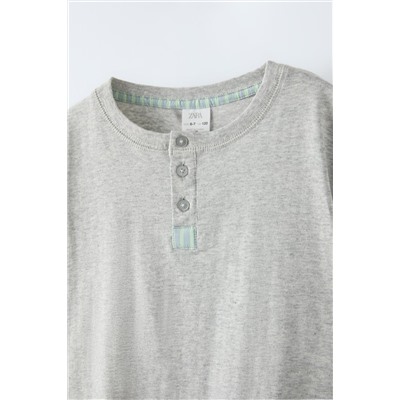 6-14 YEARS/ STRIPED T-SHIRT AND TROUSERS PYJAMAS