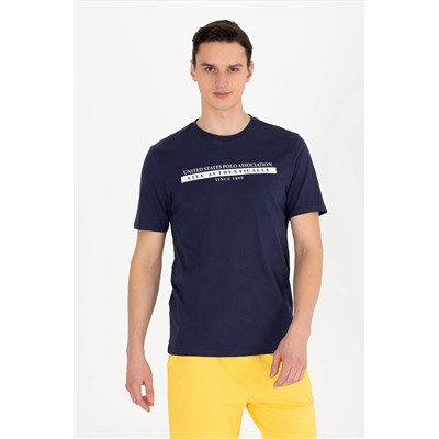 Erkek Lacivert Bisiklet Yaka Tişört