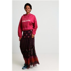 Falda larga volantes boho