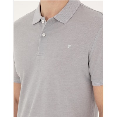 Açık Gri Melanj Slim Fit Tişört
