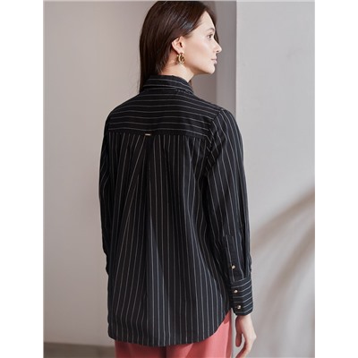 Блузка свободного силуэта из 100% хлопка