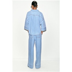 JEANS Z1975 WIDE LEG TIRO MEDIO PINZAS