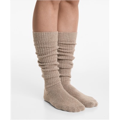 длинные носки 18% кашемир 13% шерсть