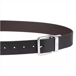 Pebbled Leather Reversible Jean Belt