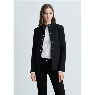 Jeans flare crop bolsillos