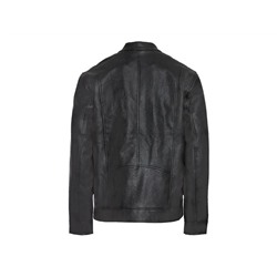 LIVERGY® Jacke Herren, in Lederoptik