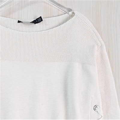 Женский свитер с боковыми ремешками с одним воротом и длинным рукавом РАЛЬ*Ф Л