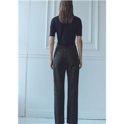 Jeans rectos leopardo