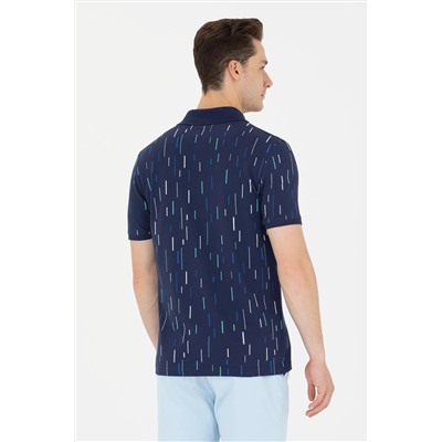 Erkek Lacivert Polo Yaka Tişört