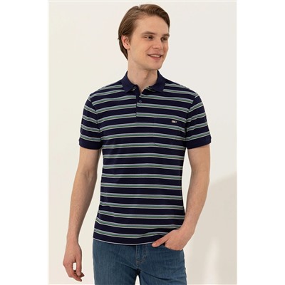 Erkek Lacivert Polo Yaka Tişört