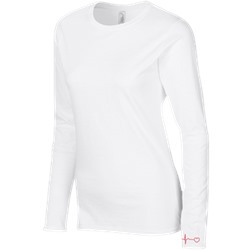 UA Heart EKG Women's Fitted Long Sleeve Tee
