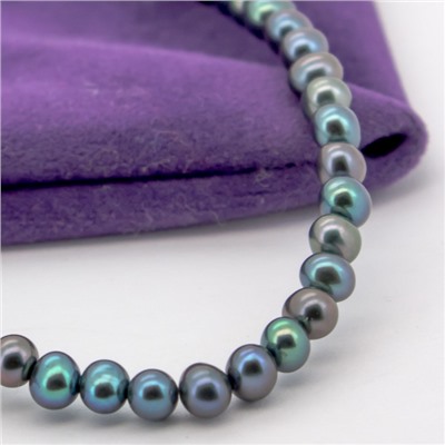 Бусы серебро 01407S2D10.42