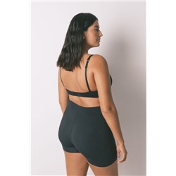 Pantalón corto interior algodón negro