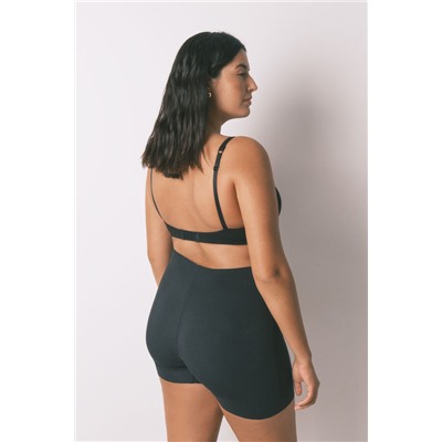 Pantalón corto interior algodón negro