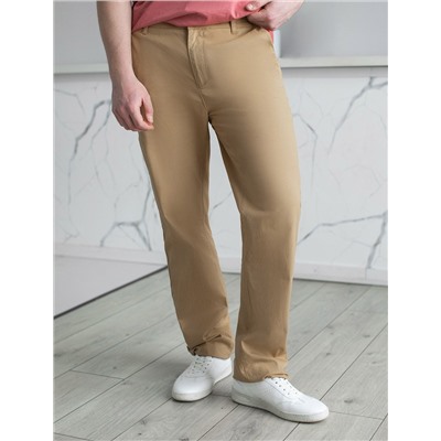 Брюки-чиносы из эластичного твилла