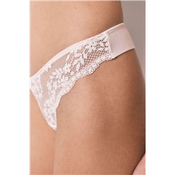 Tanga modal y encaje rosa