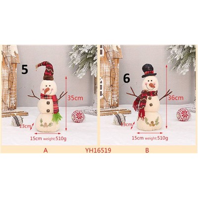 Милые новогодние снеговики. Набор 2 шт