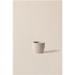 Dolly Saksı - Ekru - 11 cm