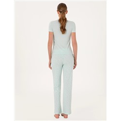 Mint Kısakollu Pijama Takımı