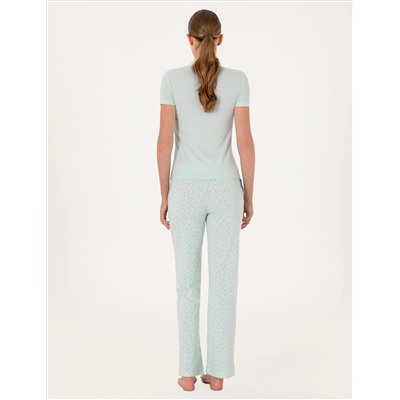 Mint Kısakollu Pijama Takımı