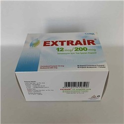 EXTRAIR 12 MCG-200 mcg inhilasyon için toz içeren 60+60 kapsül