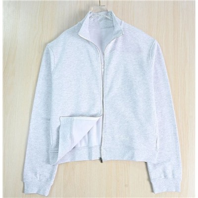 Куртка-кардиган с воротником-стойкой