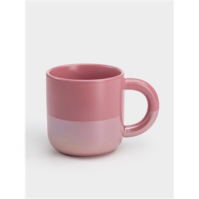 Кружка, 350 мл, тёмно-розовая, Горизонт