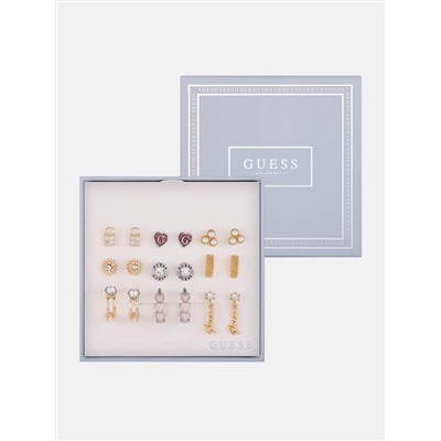 Guess Factory    Mixed stud and huggie earrings box set - 9 pairs