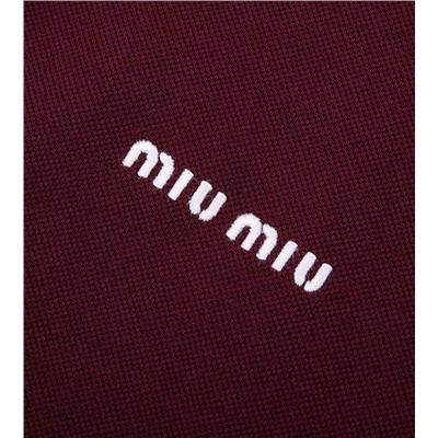 Поло с длинным рукавом   Mi*u Mi*u