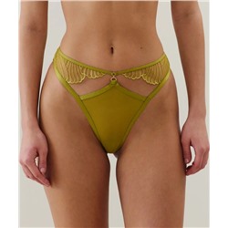 Tanga de tul con bordados