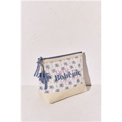 Neceser mediano rafia palmeras