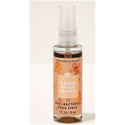 Gingerbread Bakery Hand Sanitizer Spray