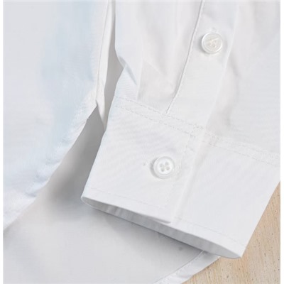 Узкая повседневная белая рубашка