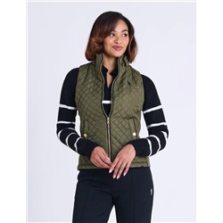 SIDE KNIT QUILTED VEST