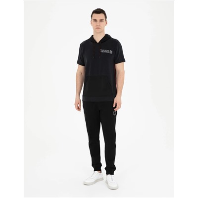 Siyah Regular Fit Sweatshirt