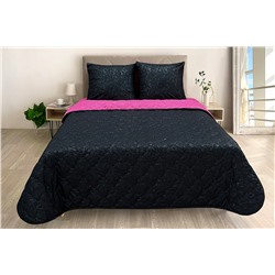 Комплект постельного белья с одеялом New Style КМ-028 черный-фуксия