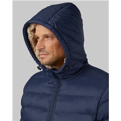 MEN'S HOODED SHERPA-LINED JACKET
