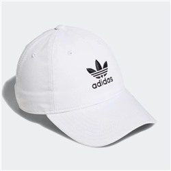Relaxed strap-back hat