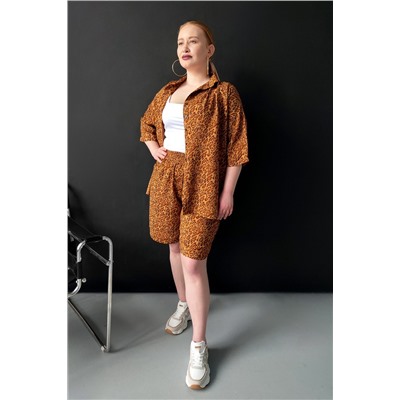 Костюм с шортами 1252 штапель НАТАЛИ #981297