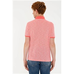 Erkek Nar Çiçeği Polo Yaka Tişört