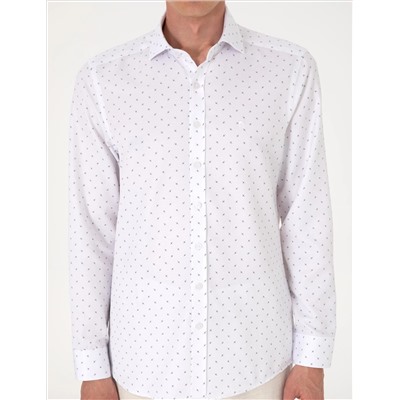 Beyaz Slim Fit Uzun Kollu Gömlek