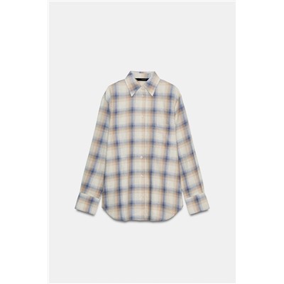 OVERSIZE CHECK SHIRT WITH POCKET
